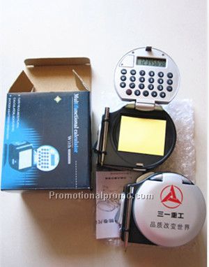 5 in 1 calculator/LED/pen/notepaper/measuring tape