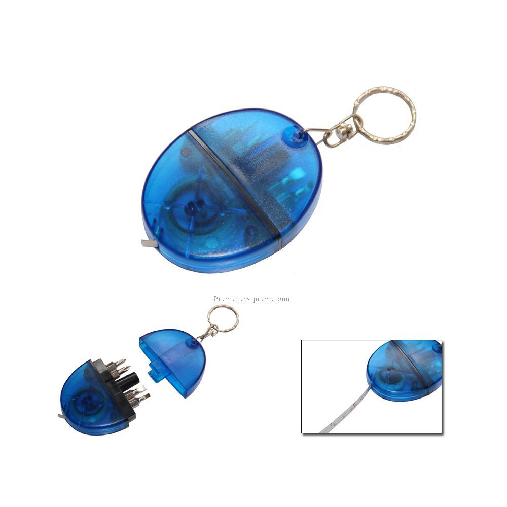 4-in-1 Screwdriver Tool W/Tape Measure