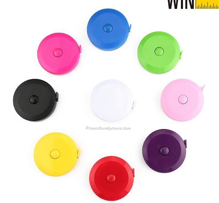 Promotional Blue customized plastic 1.5M measuring tape