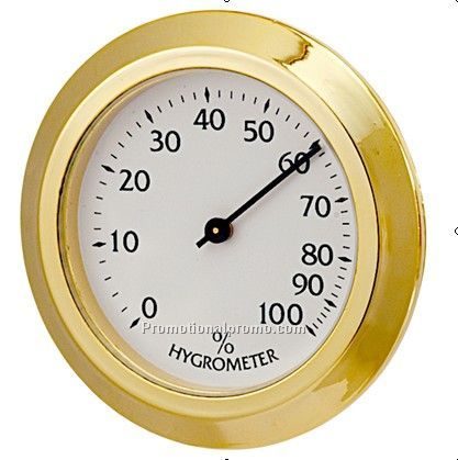 Gold dial hygrometer