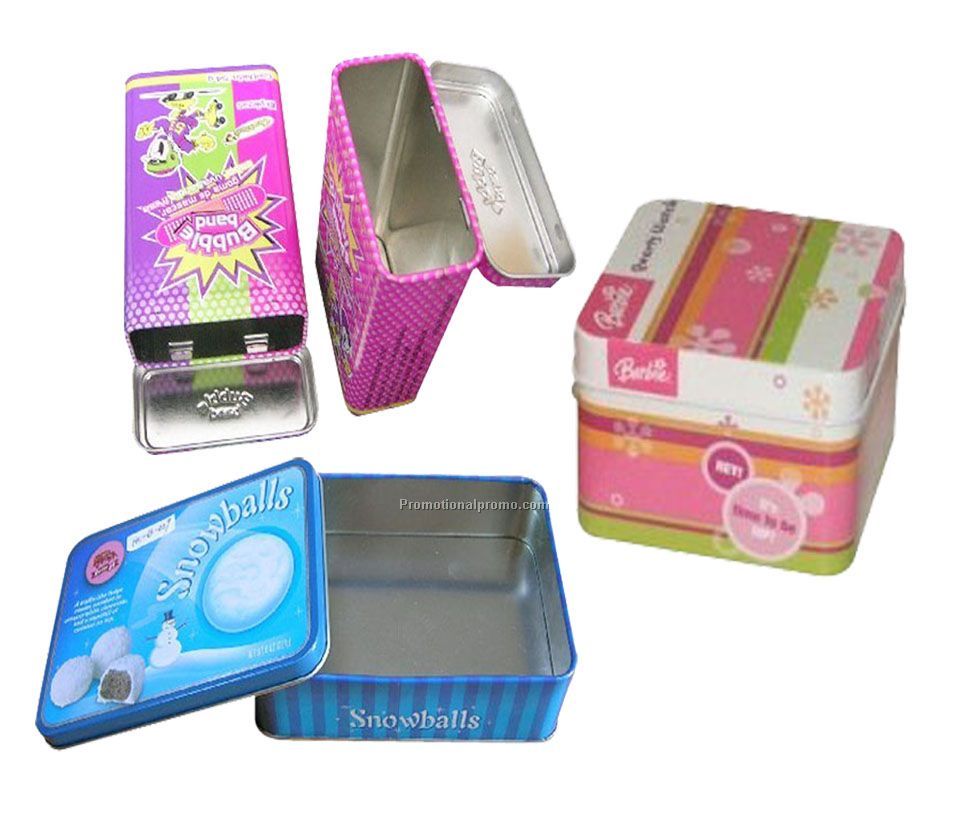 Small Rectangle Candy Tin Box