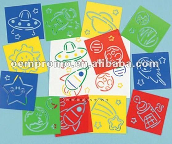 PP Stencils or PVC Stencils Customized Shaped Drawing Christmas Stencils