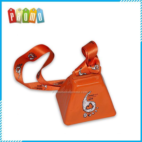 China Wholesale Metal Cowbell with lanyard