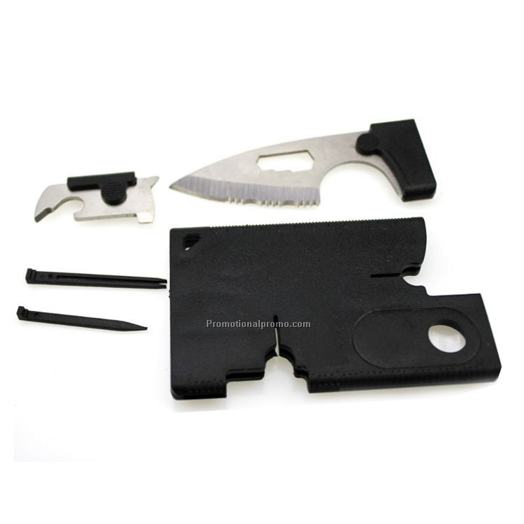 10-in-1 Multi Function Credit Card Tool Set with Logo