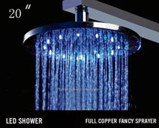 12 LEDs (Rainbow LED) Rainfall Shower Head