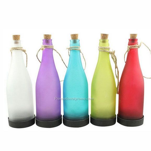 LED decorative bottle, solar led bottle