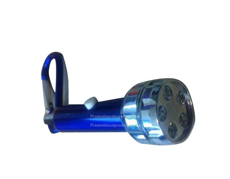 Promtoional 5 LED Torch with Carabiner