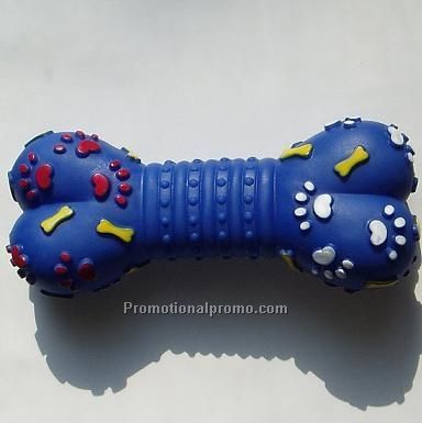Squeak Vinyl Bone Dog Toy