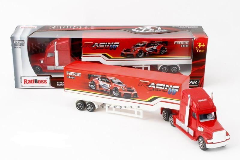 Die Cast Truck W/ Trailer
