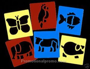 PP Drawing Stencils, PP Customized Shaped Stencils