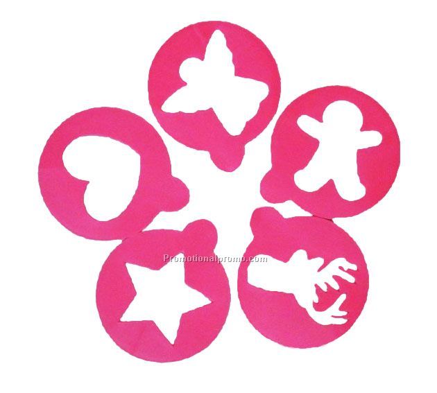 PP Coffee Stencils, PP Cake Stencils, PP Customized Shaped Stencils