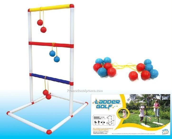Promotional ladder toss game set