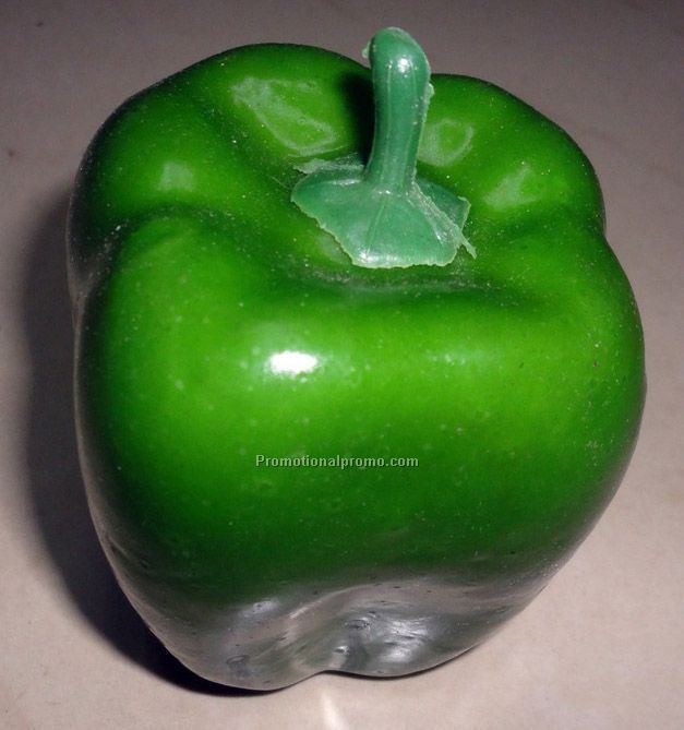 Man-made foam green pepper