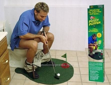 Potty Putter Bathroom and Toilet Golf Game