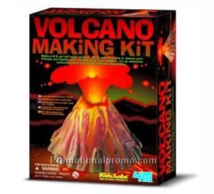 Experimental volcano making kit
