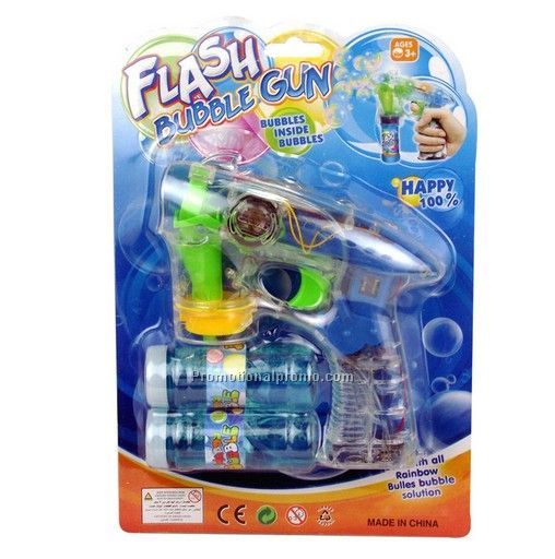 Automatic bubble gun with music