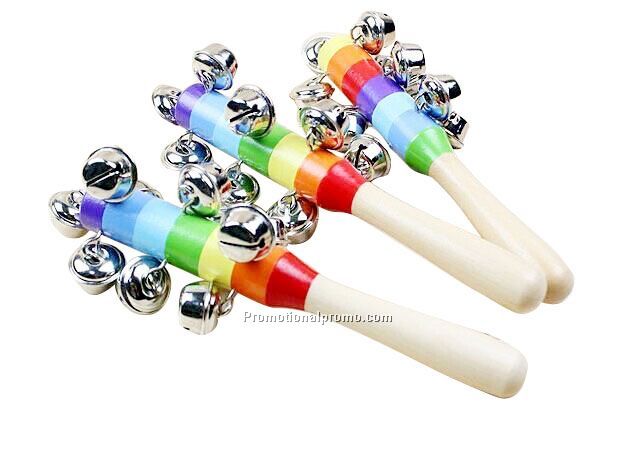 Baby Wooden Rainbow rattles