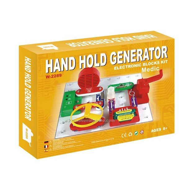 Electronic Blocks Kit, Snap Circuits  Lights Electronics  Discovery Kit