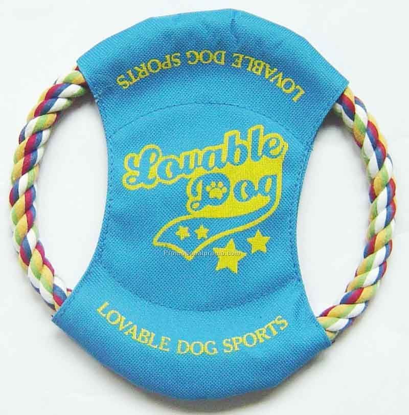 Pet Frisbee with rope