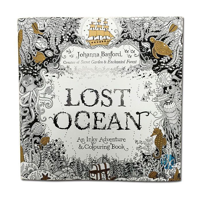 Lost Ocean: Adult Coloring Book