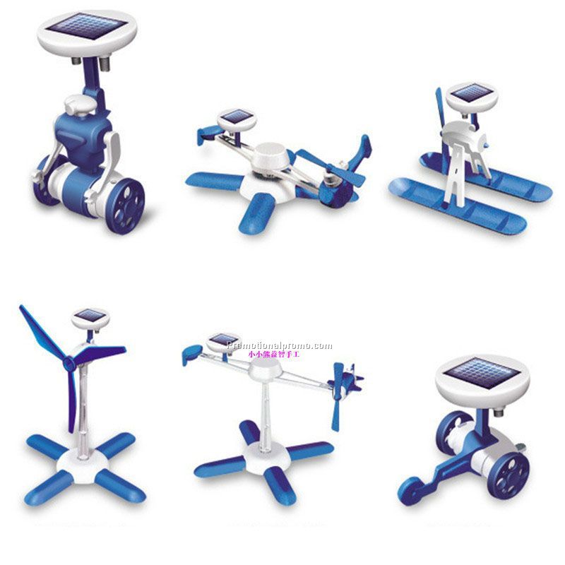 6 in 1 educational solar car
