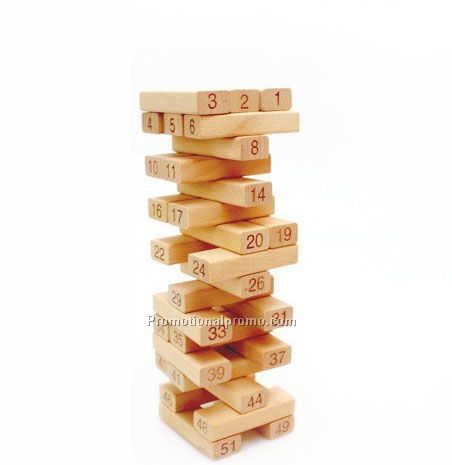 Educational Wooden Jenga Game Set