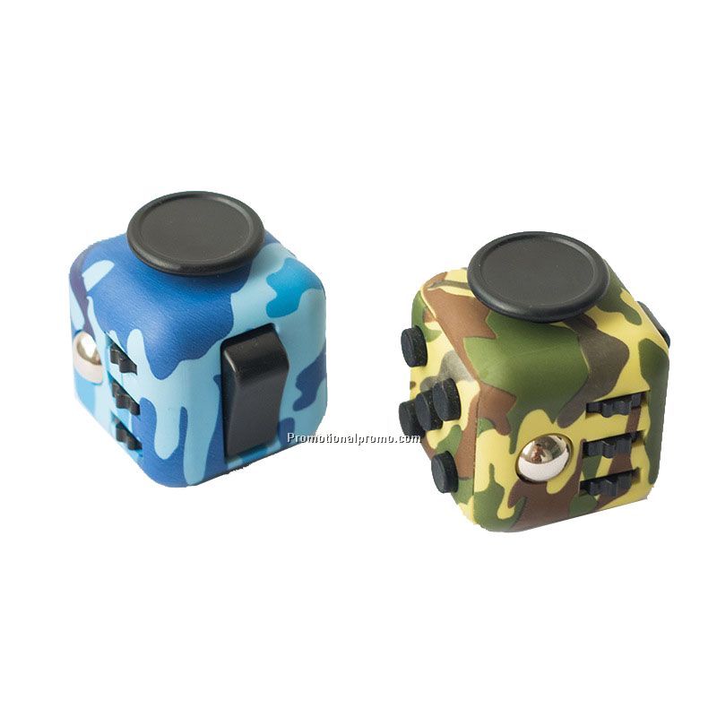 Factory Outlet Fidget Cube Toy 2017 Hot Sell Six Sides Camouflage Anti Stress Fidget Cube