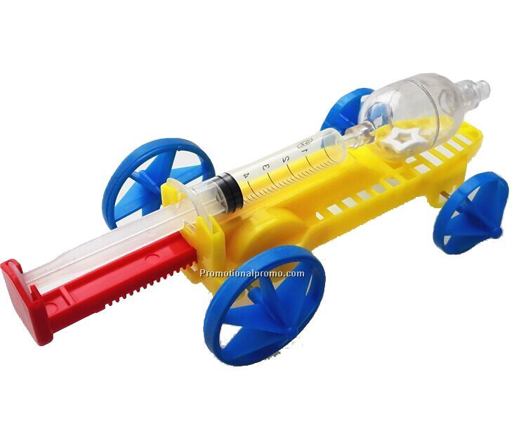 Educational Plastic Mini Promotional Toys DIY Air Pump Toys Car