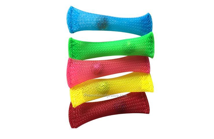 Plastic elastic net tube toy for autistic children with dementia, fidget toy
