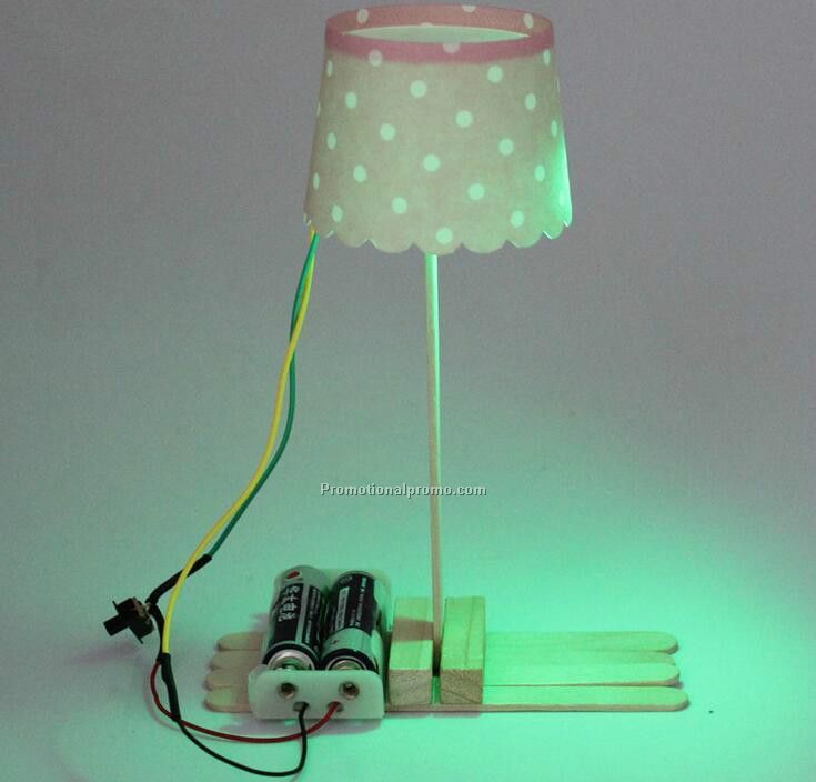 Educational DIY handcraft lighting small cover lamp science model