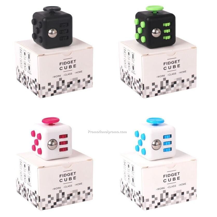 Size 3.3*3.3cm Fidget Cube Stress Relief Toys Gifts For Boys girls
