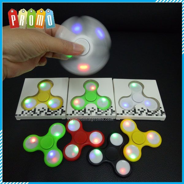 New Color changing Fidget Hand Spinner With LED light
