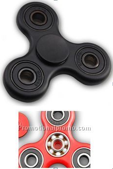 Tri-Spinner Plastic EDC Fidget Spinner with Stainless Steel hybrid Ceramic bearings for Autism and ADHD Kids