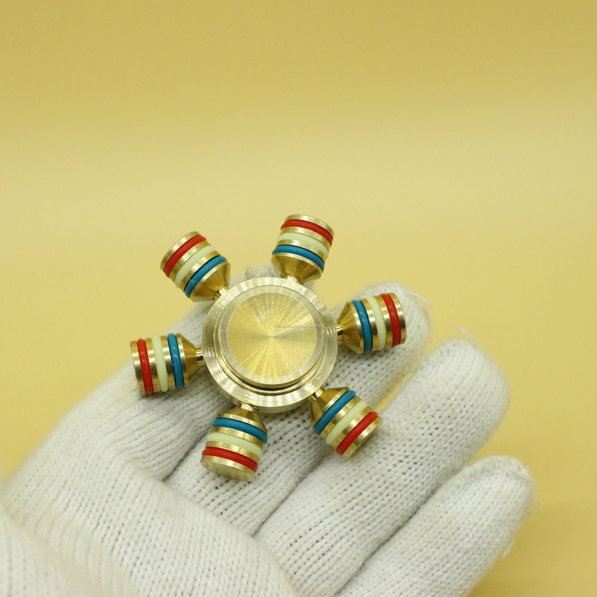 Detachable DIY Hexagonal Bronze Fidget Spinner EDC Toys Hand Spinner
