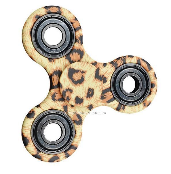 New Arrival Leopard Tri-Spinner Fidget Hand Fidget Toy Spinner