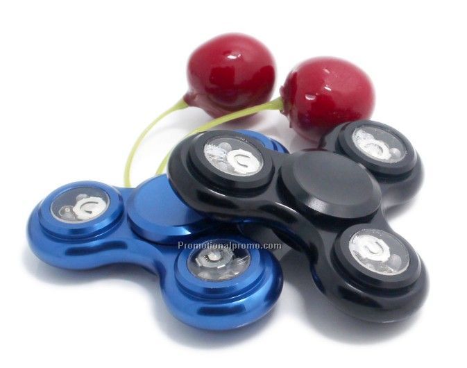 LED Light Hand Spinner Aluminum Alloy Fidget Spinner Toy
