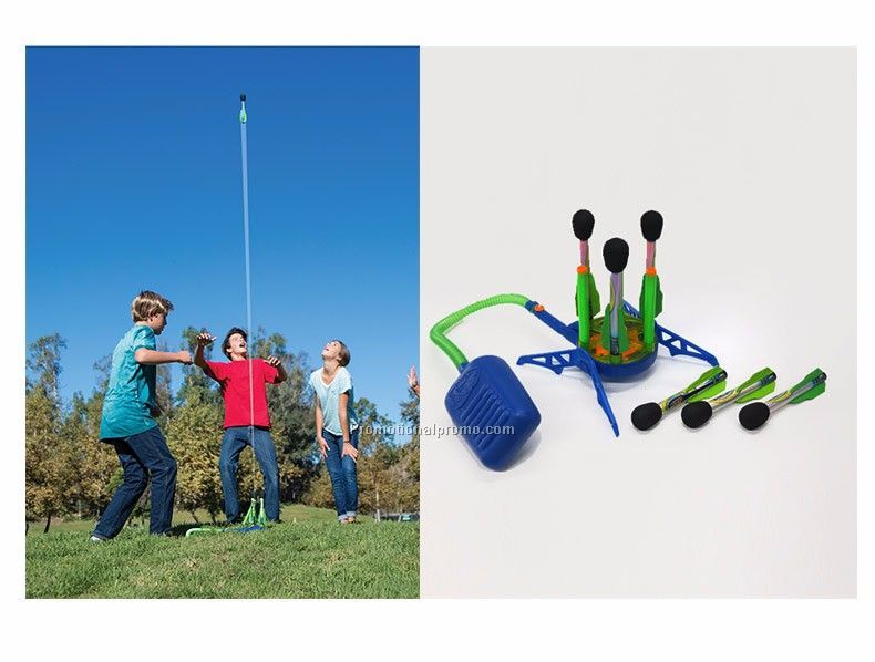 BUBBLE ROCKET Set Jump Jet Launcher Stocking Filler Toy