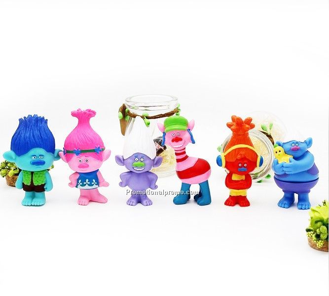 Amazon hot selling Magic hair elves 6 toys ornaments dolls