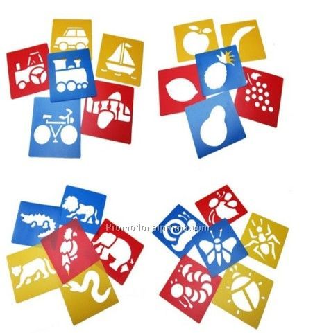 custom plastic painting animal stencil