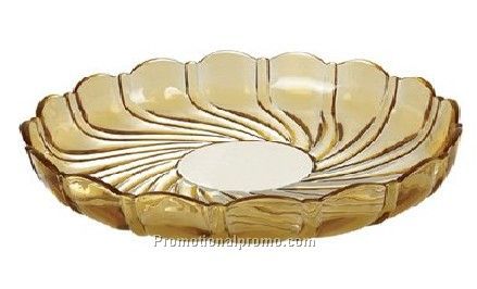 Lotus leaf shape plastic fruit tray