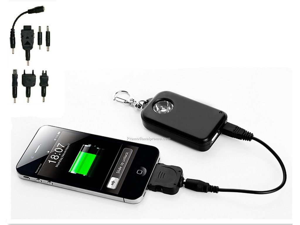 Emergency Mobile Phone Charger with LED light