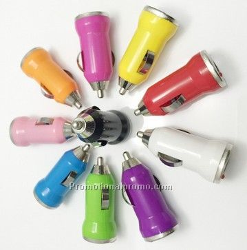 Mini USB car charger, car power adapter, dual usb car charger