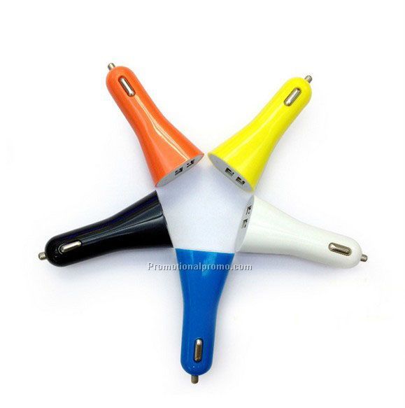 USB car charger, dual usb car charger