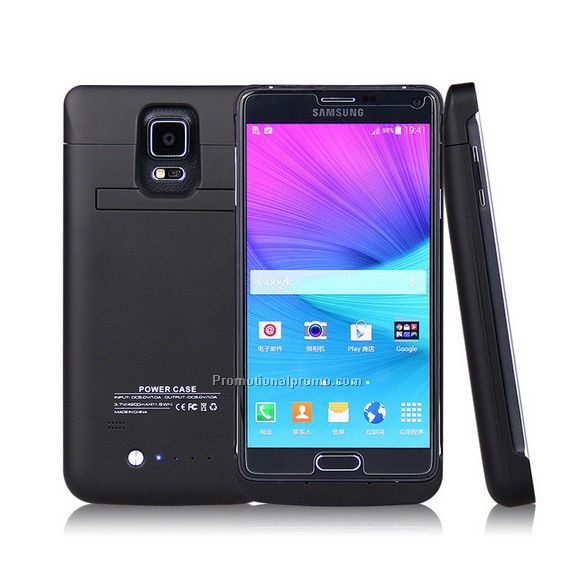 Ultra thin back battery case cover for samsung note4, power case