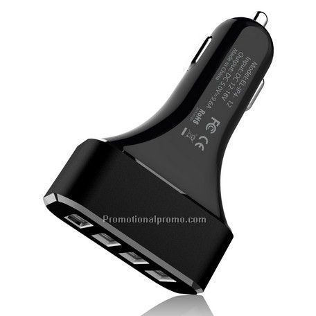 4 Ports USB car charger