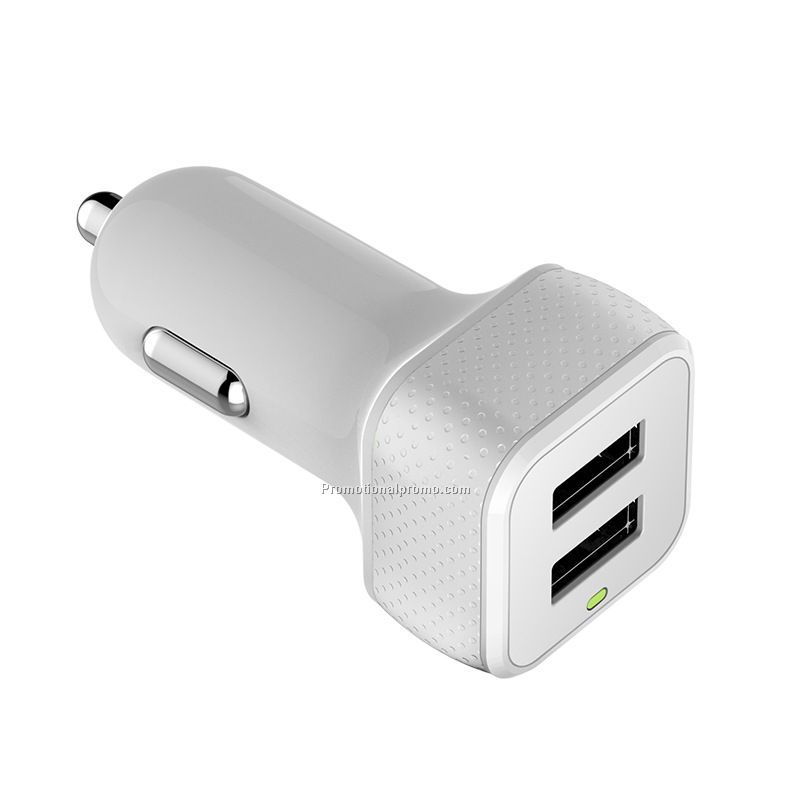Double ports USB car charger, dual usb car charger