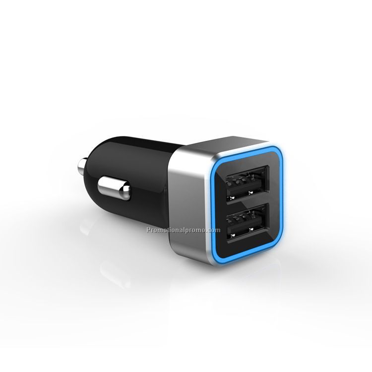 New arrival hig-end car charger, dual usb car charger, OEM 2.1A 3.1A 4.8A