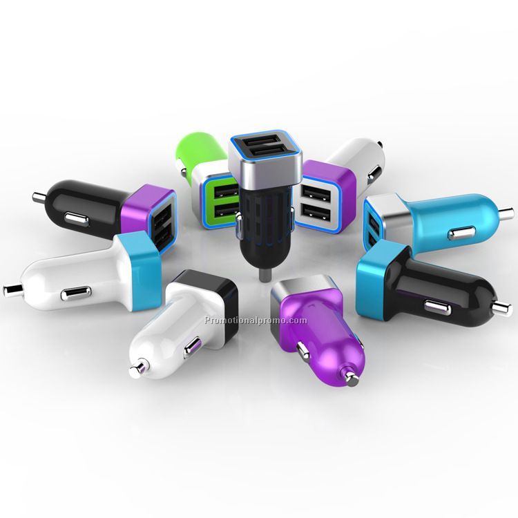 New arrival hig-end car charger, dual usb car charger , 2.4A car charger