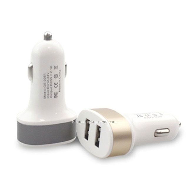 Dual port usb car charger