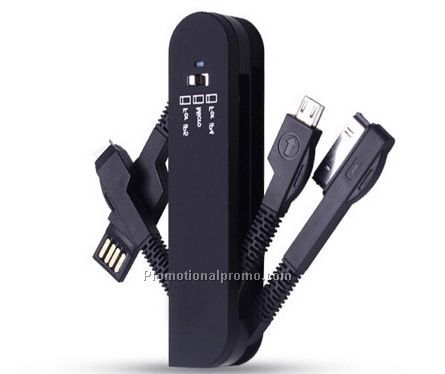 Wholesale Portable Swiss Army Knife Style Multi 3 in 1 USB Data Sync Charger Cable